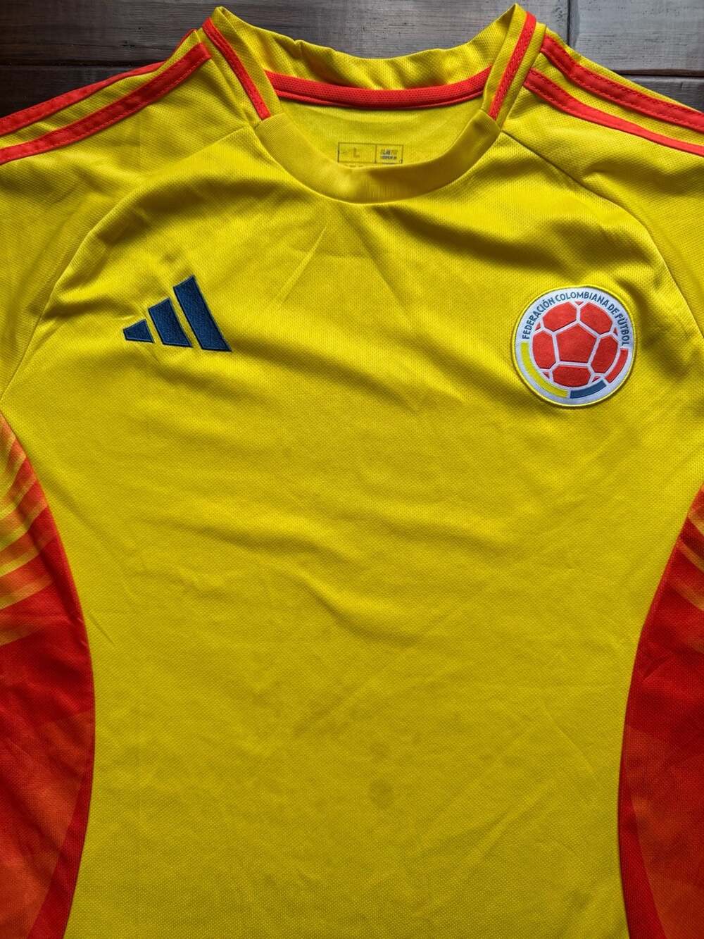 Adidas Colombia 2024 Home Soccer Jersey x2 - Picture 3 of 7